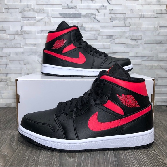 jordan 1 mid siren red